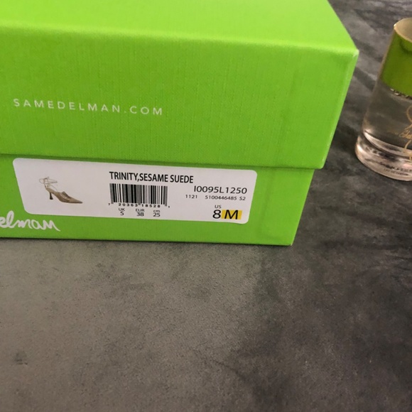 Sam Edelman Trinity Heels Size 8 & Sam Edelman Signature Parfum - Picture 6 of 7